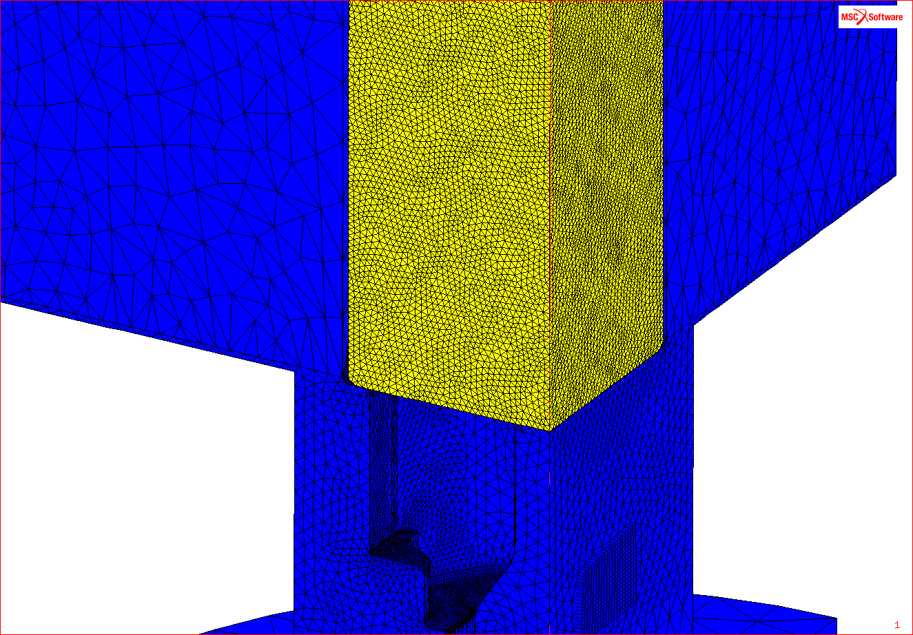 Remeshing during extrusion simulation